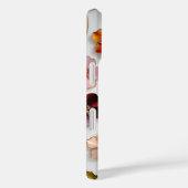 Floral iPhone Case Stained Glass Pastel Flowers (Achterkant / Rechts)