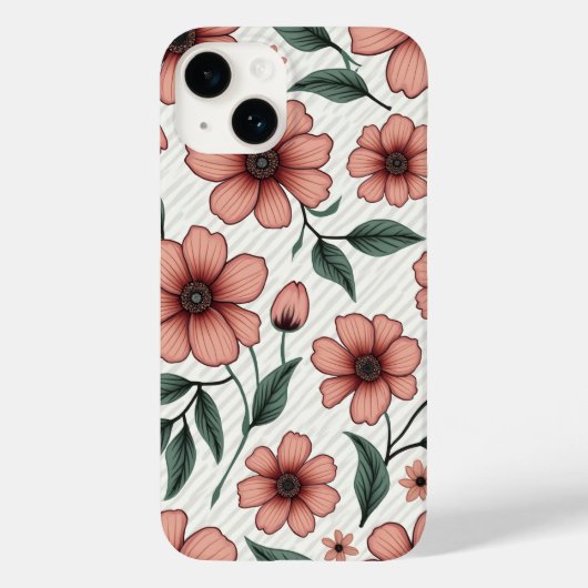 Floral iphone hoesje (Achterkant)