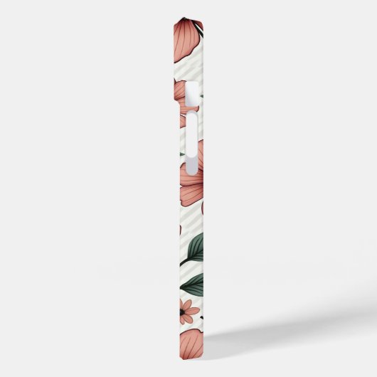 Floral iphone hoesje (Achterkant / Links)