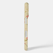  Floral iPhone & iPad Case in Beige (Achterkant / Rechts)
