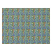 Floral Irises Garden Vincent van Gogh Geïnspireerd Tafelkleed (Voorkant (Horizontaal))