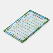 Floral is bedoeld om een lijst op te stellen post-it® notes (Schuin)