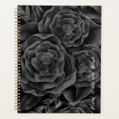 Floral is het nieuwe Black - Aquarel Roos Planner (Voorkant)