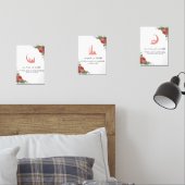 Floral Islamic Wall Art Set  (Slaapkamer)