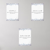 Floral Islamic Wall Art Set  (Voorkant)