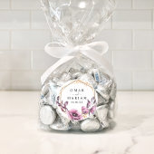 Floral Islamitische Nikkah Huwelijksgunst Ronde Sticker