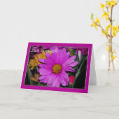 Floral Italiaanse vogelkaart Kaart (Gele Bloem)