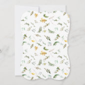 Floral Ivory Coral Brunch en Bubble Vrijgezellenfe Kaart (Achterkant)