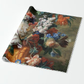  Floral Jan van Huysum Bouquet van Flowers Cadeaupapier (Uitgerold)