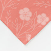 Floral Jane Austen Persuasion Love Letter Quote Fleece Deken (Hoek)