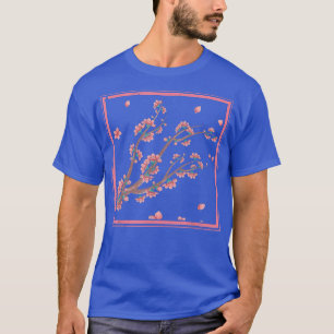 Floral Japan Pink Flower Japans Sakura Cherry Bl T-shirt