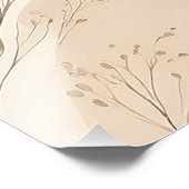 Floral Japandi Zen Wall Art | Sage Green Print Foto Afdruk (Hoek)