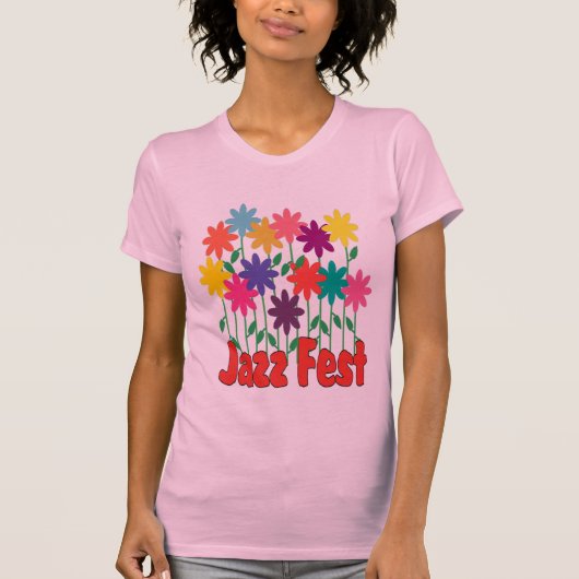 Floral Jazz Fest T-shirt (Voorkant)