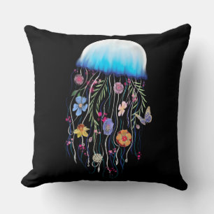 Floral Jellyfish Kussen
