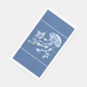 Floral Jellyfish Paper Guest Towels Servet (Hoek)