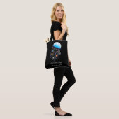 Floral Jellyfish Tote Bag (Op model)