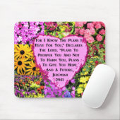 FLORAL JEREMIAH 29:11 FOTO-ONTWERP MUISMAT (Met muis)