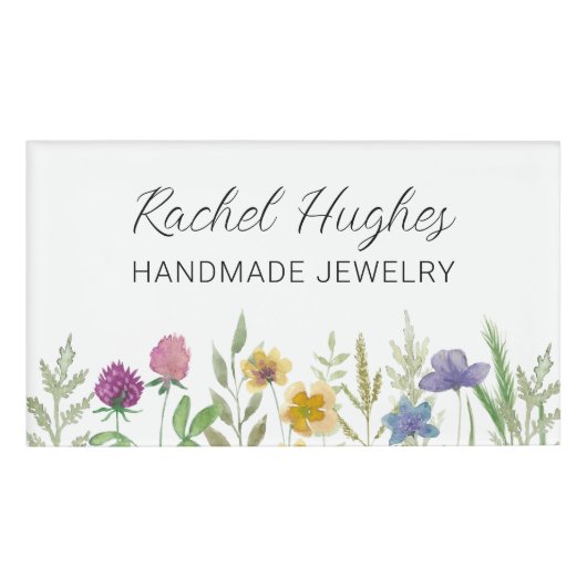 Floral Jeweler  Naambadge (Voorkant)