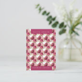 Floral Jewelry Display Cards Visitekaartje (Staand voorkant)