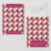 Floral Jewelry Display Cards Visitekaartje (Voorkant / Achterkant)