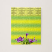 Floral Jigzaag Puzzle Legpuzzel (Verticaal)