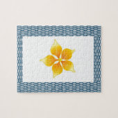 Floral Jigzaag Puzzle Legpuzzel (Horizontaal)