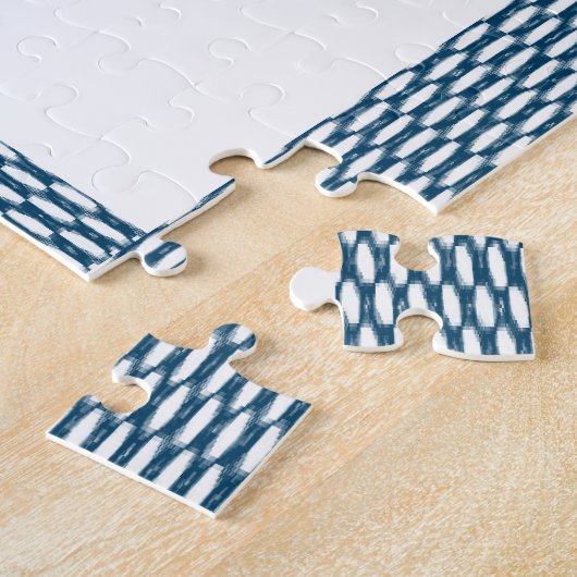 Floral Jigzaag Puzzle Legpuzzel (Zijkant)