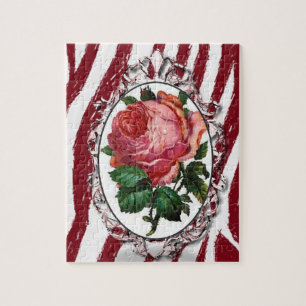 Floral Jigzaag Puzzle Legpuzzel