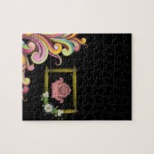 Floral Jigzaag Puzzle Legpuzzel (Horizontaal)
