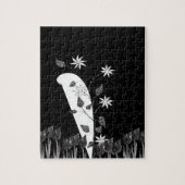 Floral Jigzaag Puzzle Legpuzzel (Verticaal)