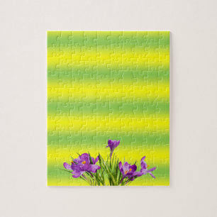 Floral Jigzaag Puzzle Legpuzzel