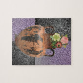 Floral Jigzaag Puzzle Legpuzzel (Horizontaal)