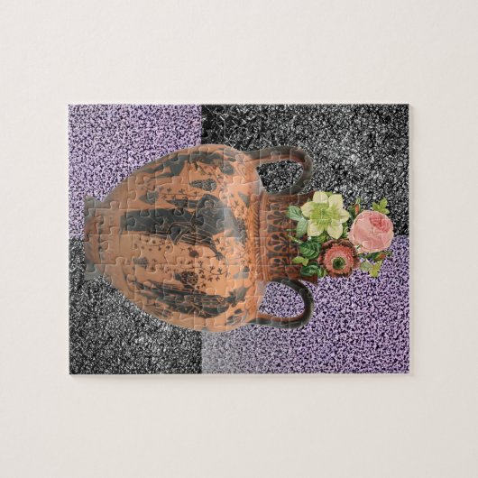 Floral Jigzaag Puzzle Legpuzzel (Horizontaal)