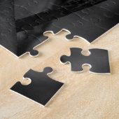 Floral Jigzaag Puzzle Legpuzzel (Zijkant)