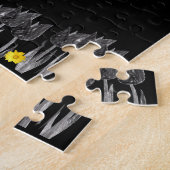 Floral Jigzaag Puzzle Legpuzzel (Zijkant)