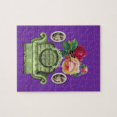 Floral Jigzaag Puzzle Legpuzzel (Horizontaal)