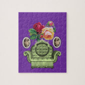 Floral Jigzaag Puzzle Legpuzzel (Verticaal)