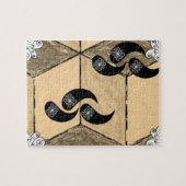 Floral Jigzaag Puzzle Legpuzzel (Horizontaal)