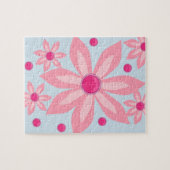 Floral Jigzaag Puzzle Legpuzzel (Horizontaal)