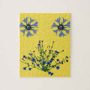 Floral Jigzaag Puzzle Legpuzzel