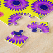 Floral Jigzaag Puzzle Legpuzzel (Zijkant)