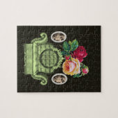 Floral Jigzaag Puzzle Legpuzzel (Horizontaal)