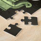 Floral Jigzaag Puzzle Legpuzzel (Zijkant)