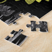 Floral Jigzaag Puzzle Legpuzzel (Zijkant)