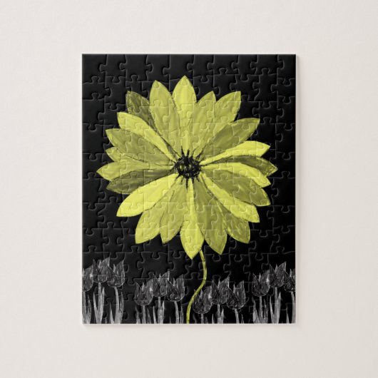 Floral Jigzaag Puzzle Legpuzzel (Verticaal)