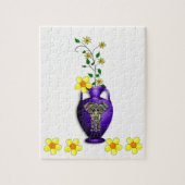 Floral Jigzaag Puzzle Legpuzzel (Verticaal)