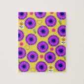 Floral Jigzaag Puzzle Legpuzzel (Verticaal)