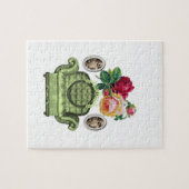 Floral Jigzaag Puzzle Legpuzzel (Horizontaal)