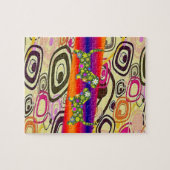 Floral Jigzaag Puzzle Legpuzzel (Horizontaal)