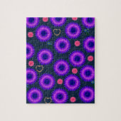 Floral Jigzaag Puzzle Legpuzzel (Verticaal)